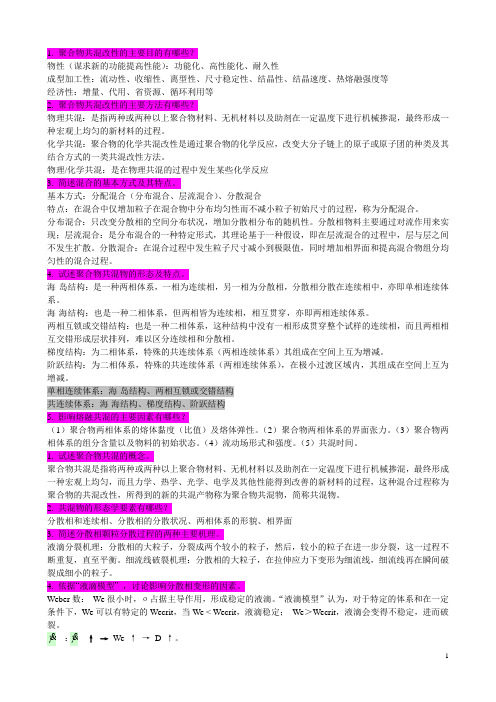 聚合物共混改性_作业题答案