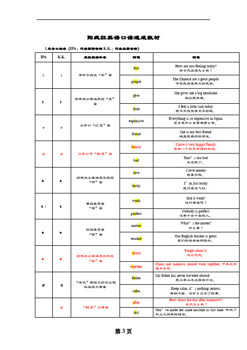 李阳疯狂英语口语教材