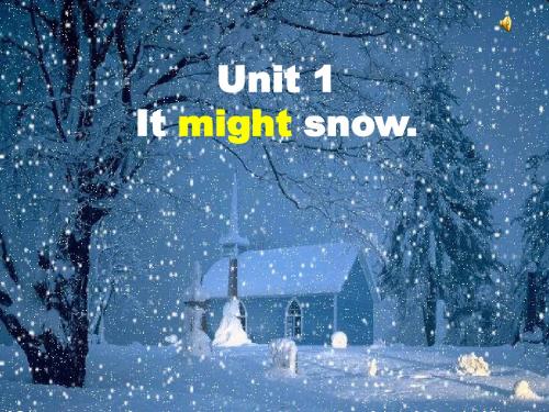 Unit 1 It might snow课件13