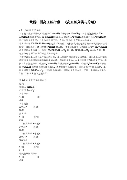 最新中国高血压指南—《高血压分类与分层》