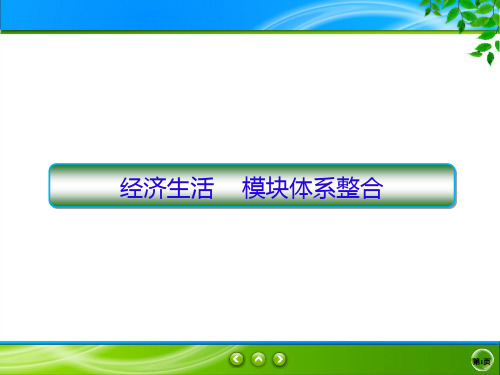 新课标高考政治二轮总复习课件：考前技巧回归 经济生活模块