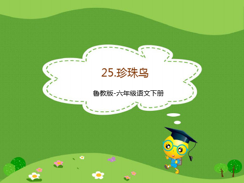 鲁教版五年级下册语文25.珍珠鸟课件