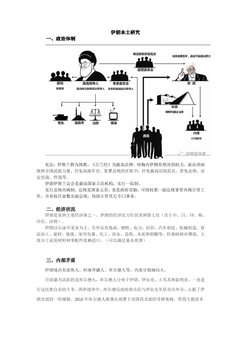 伊朗内部及周边情况分析