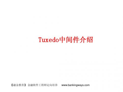 Tuxedo中间件介绍-融金教育