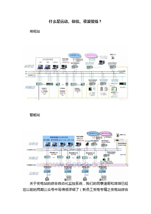 什么是远动、保信、录波接线？