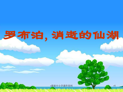 推荐八年级语文下册 第12课《罗布泊 消逝的仙湖》课件 (新版)新人教版
