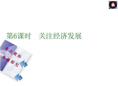 (聚焦中考)2014中考政治复习课件:关注经济发展 新人教版