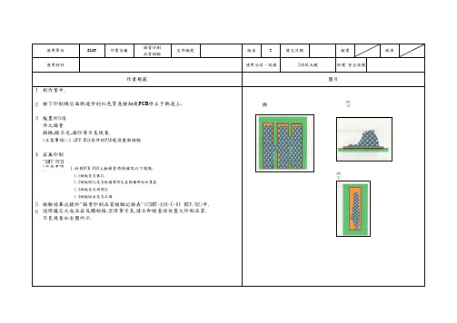 锡膏印刷品质检验 sop