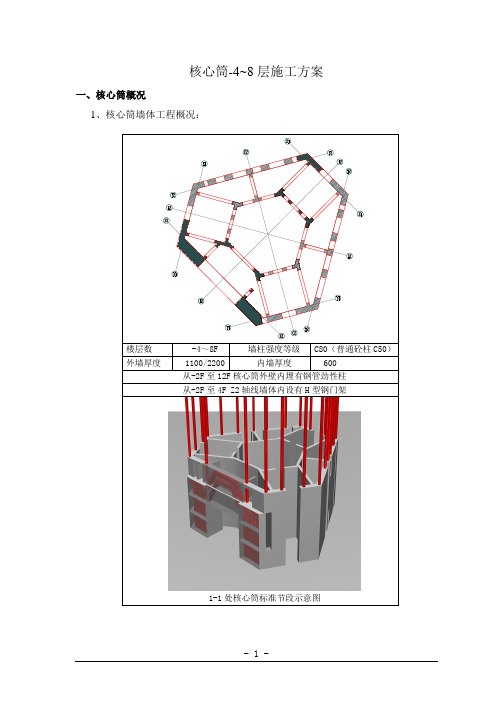 [广东]超高层商区地下室核心筒施工方案_secret