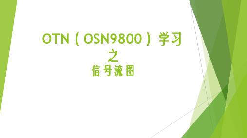 OTN(OSN9800)学习之信号流图