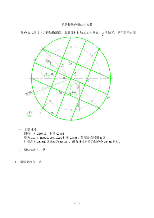 航管楼塔台钢结构部分 (1)