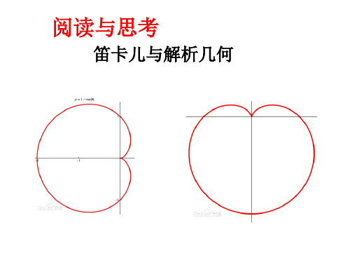 高中数学《第三章直线与方程阅读与思考笛卡儿与解析几何》568PPT课件