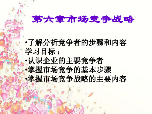 市场竞争战略培训课件(PPT 77页)