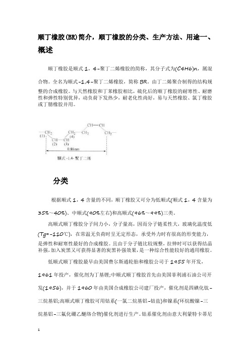 顺丁橡胶(BR)简介