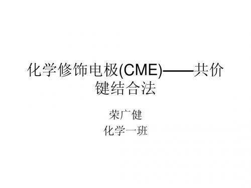 化学修饰电极的制备方法