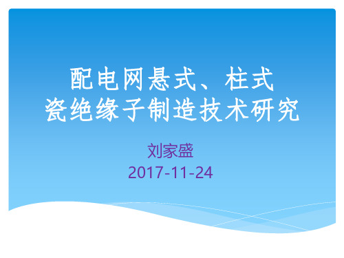 悬式、柱式瓷绝缘子制造工艺技术8