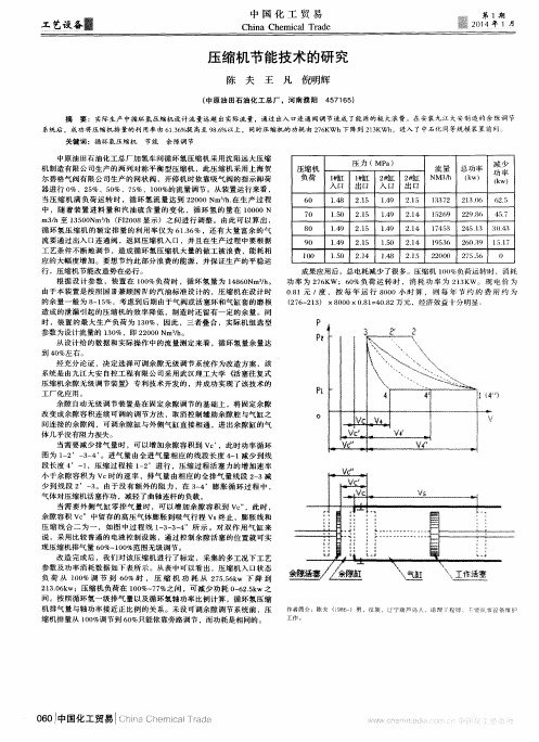 压缩机节能技术的研究