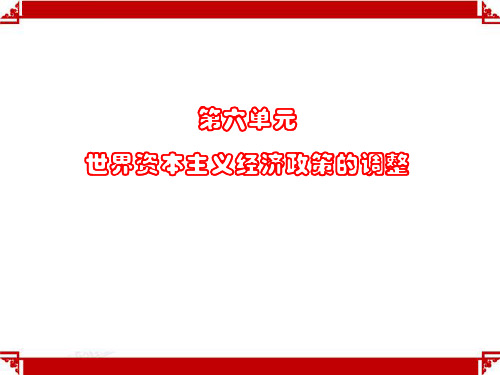 人教版高中历史必修2 单元综合六：第六单元复习课件1