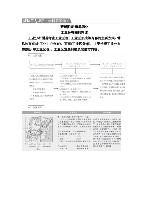 2017届高考地理一轮课后通关:2-4-2 工业地域的形成 传统工业区与新工业区 含解析