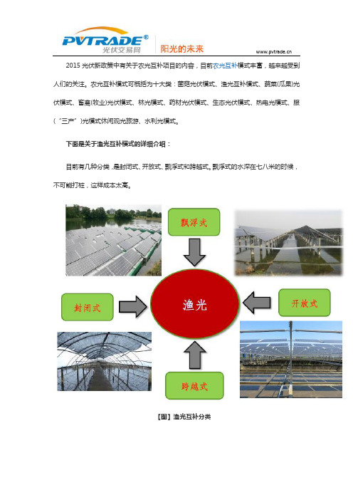 农光互补之渔光互补模式解读