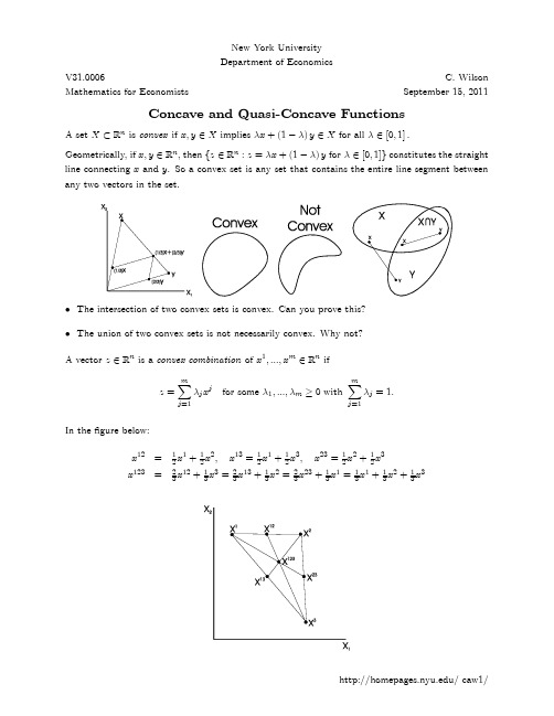 convex and quasi convex