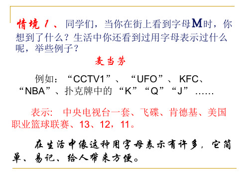 字母能表示什么