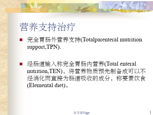 《营养支持治疗》PPT课件
