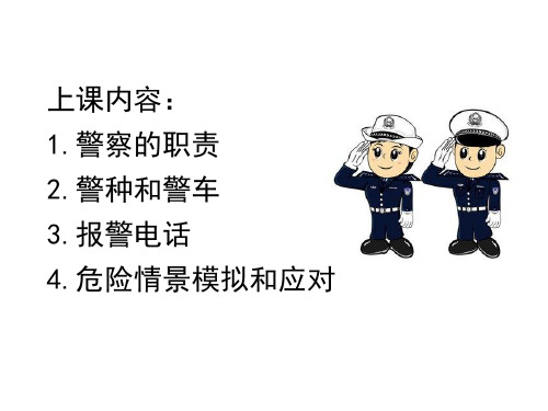 警察职业介绍PPT课件