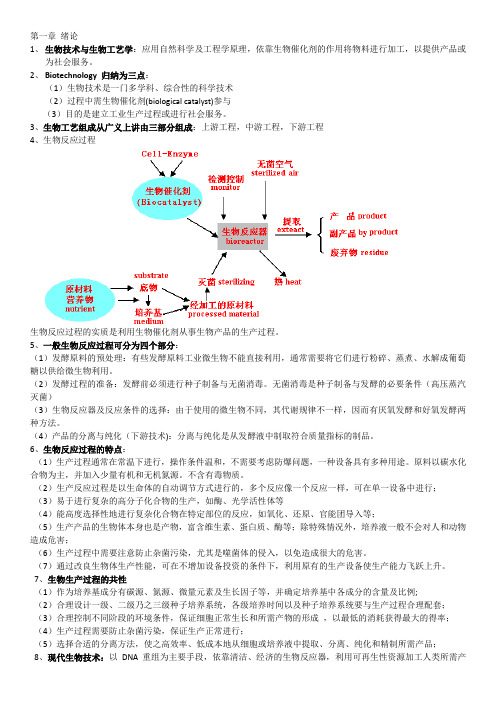 生物工艺原理重点