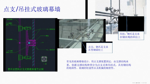 常见玻璃幕墙节点及承重分析