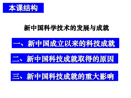 新中国科学技术成就