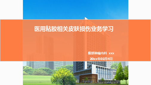 医用粘胶相关皮肤损伤业务学习 课件