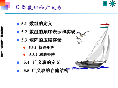 数据结构-数组和广义表