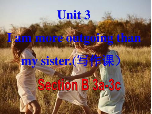 人教英语八年级上册 Unit3Section B 3a-3c(共17张PPT)