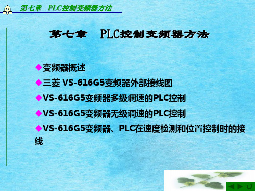 PLC控制变频器方法ppt课件