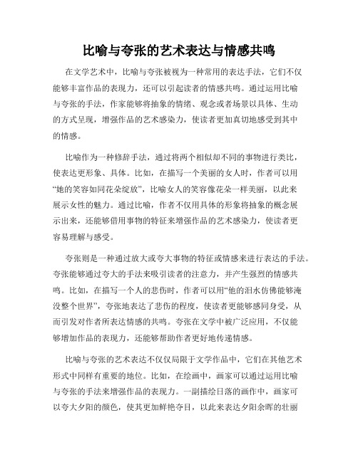 比喻与夸张的艺术表达与情感共鸣