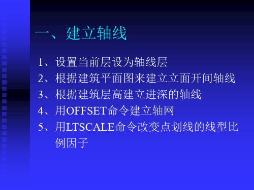 土木建筑第十一章建筑立面图绘制