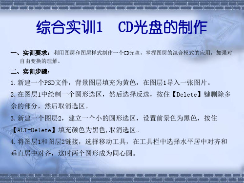 PS- CD光盘制作