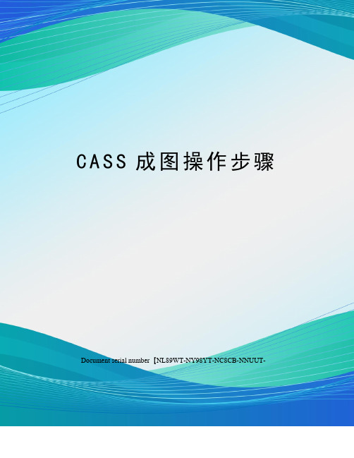 CASS成图操作步骤