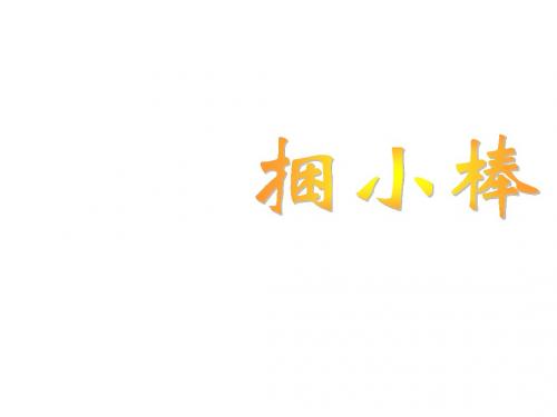 小学一年级数学捆小棒-[人教版]