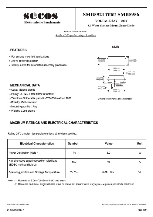 SMB5921B中文资料