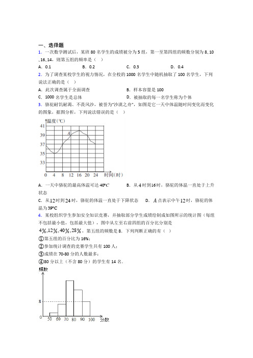 西藏七年级数学下册第十单元《数据的收集整理与描述》知识点总结(答案解析)