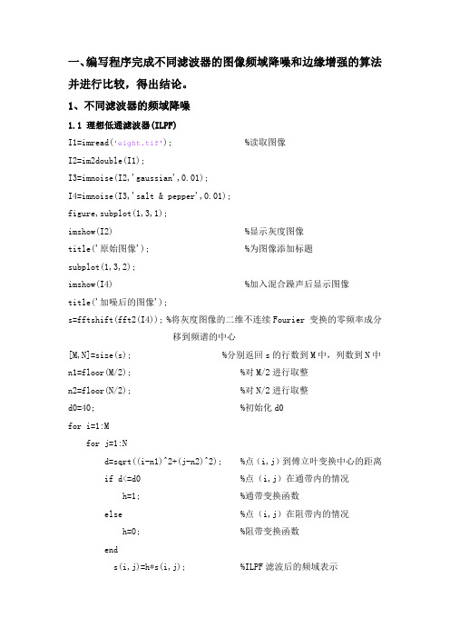 数字图像处理matlab代码