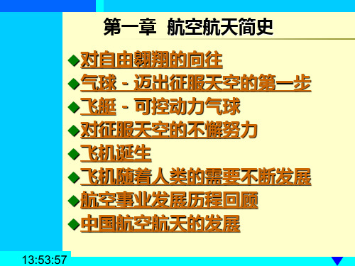 航空航新天简史概论(PPT 104页)