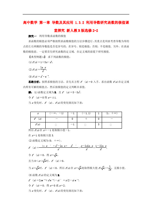 高中数学 第一章 导数及其应用 1.3.2 利用导数研究函