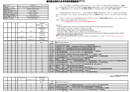 PFOS 调查表 (1) (2)