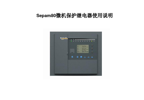 Sepam80综合继保使用手册.ppt