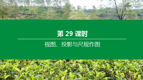 中考数学复习方案 第七单元 图形的变化 第29课时 视图、投影与尺规作图课件