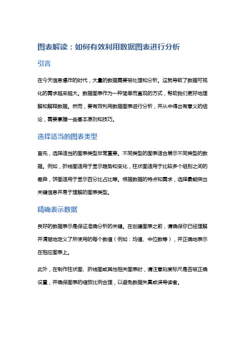 图表解读：如何有效利用数据图表进行分析