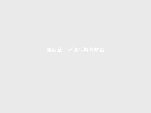 2020-2021学年高中地理中图版选修六同步课件：4.1 环境污染问题